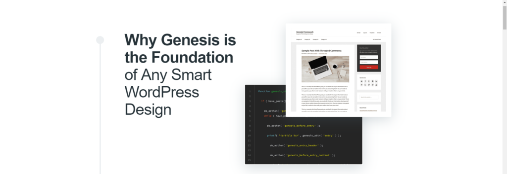 Blog banner of blog post titled what is the Genesis Framework?