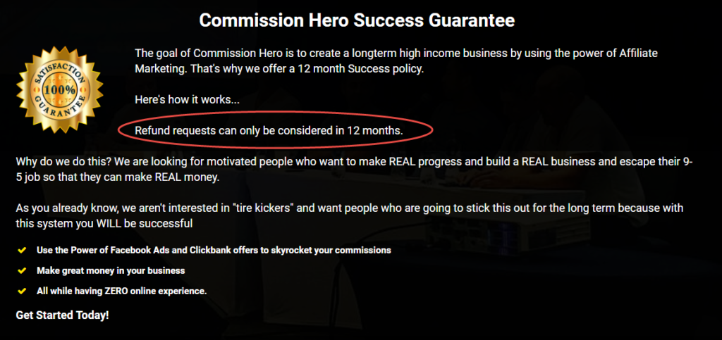 Commission Hero Refund Policy