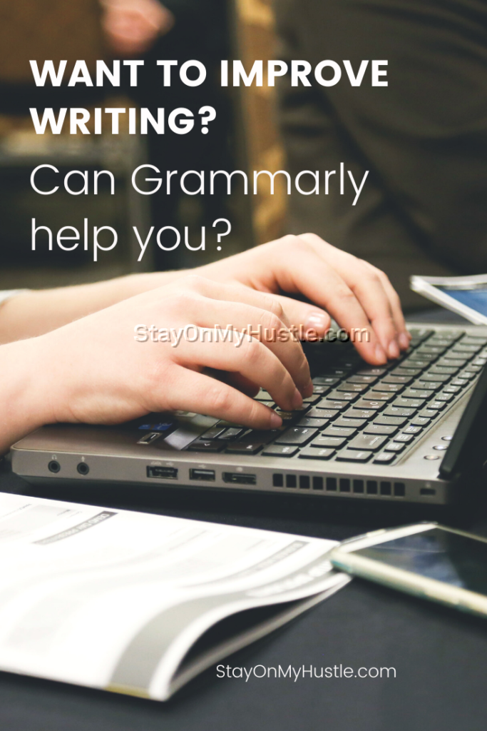 Grammarly review pinterest graphic
