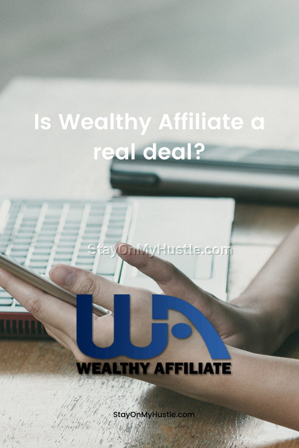 Is Wealthy Affiliate a real deal? Pinterest graphic