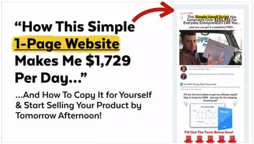 1 Page Funnel Free Webinar