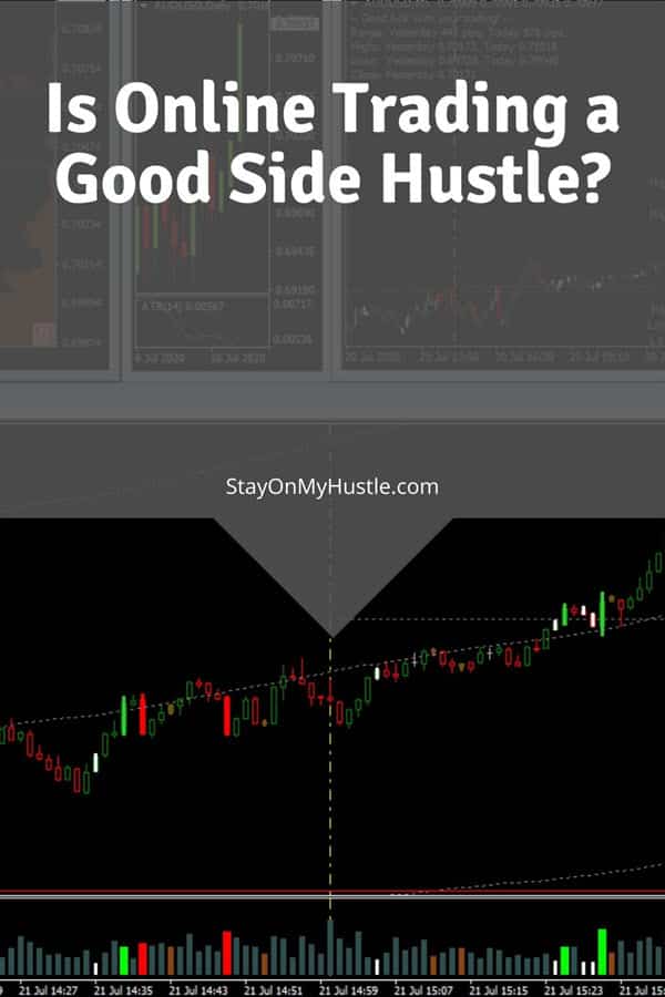 Is Online Trading a good side hustle? - Pinterest graphic