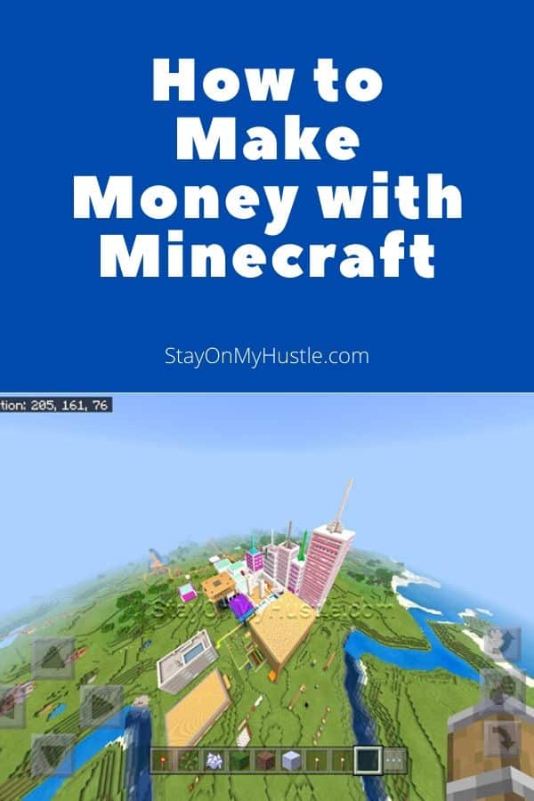 Pinterest graphic of How To Make Money With Minecraft