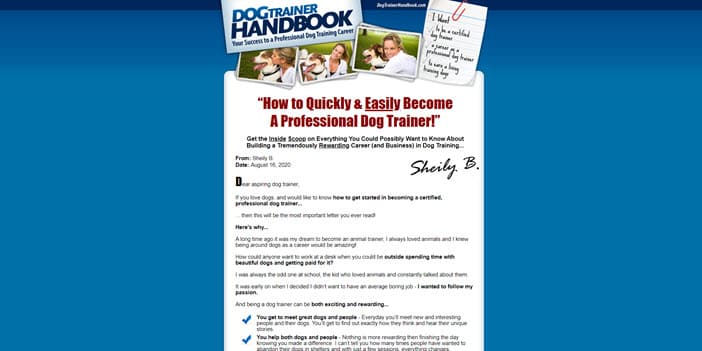 Dog Trainer Handbook