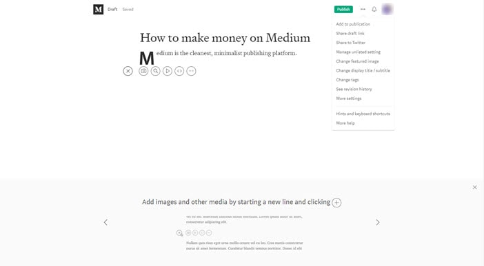 Medium Easy Editor