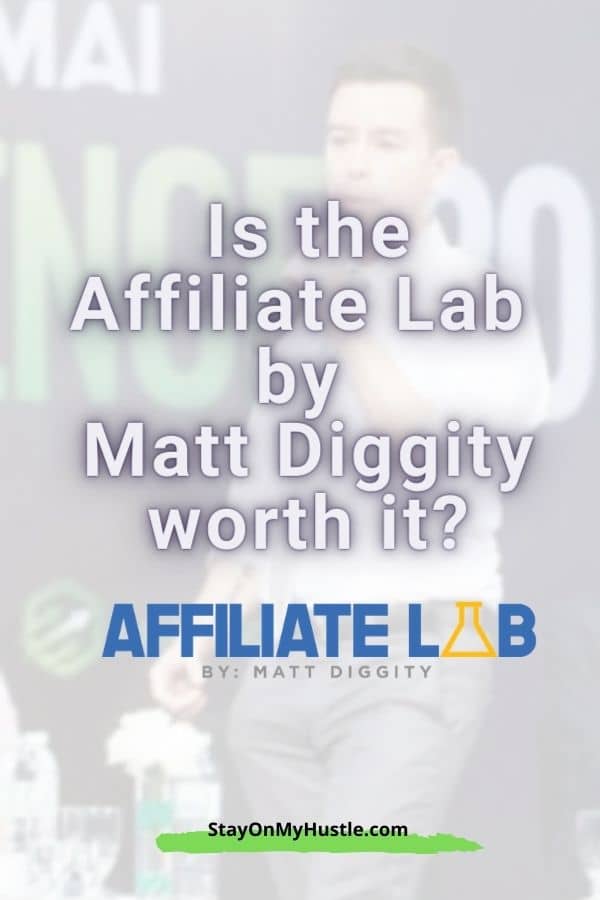 Pinterest graphic for the Affiliate Lab review