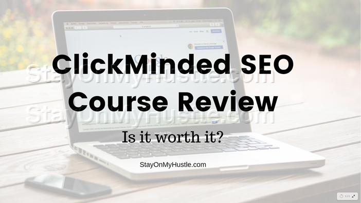 blog banner of blog post titled The ClickMinded SEO Course Review